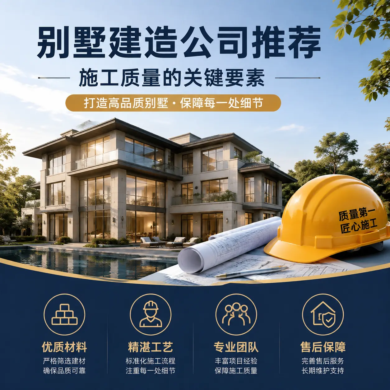 别墅建造公司推荐: 石阡 施工质量的关键要素