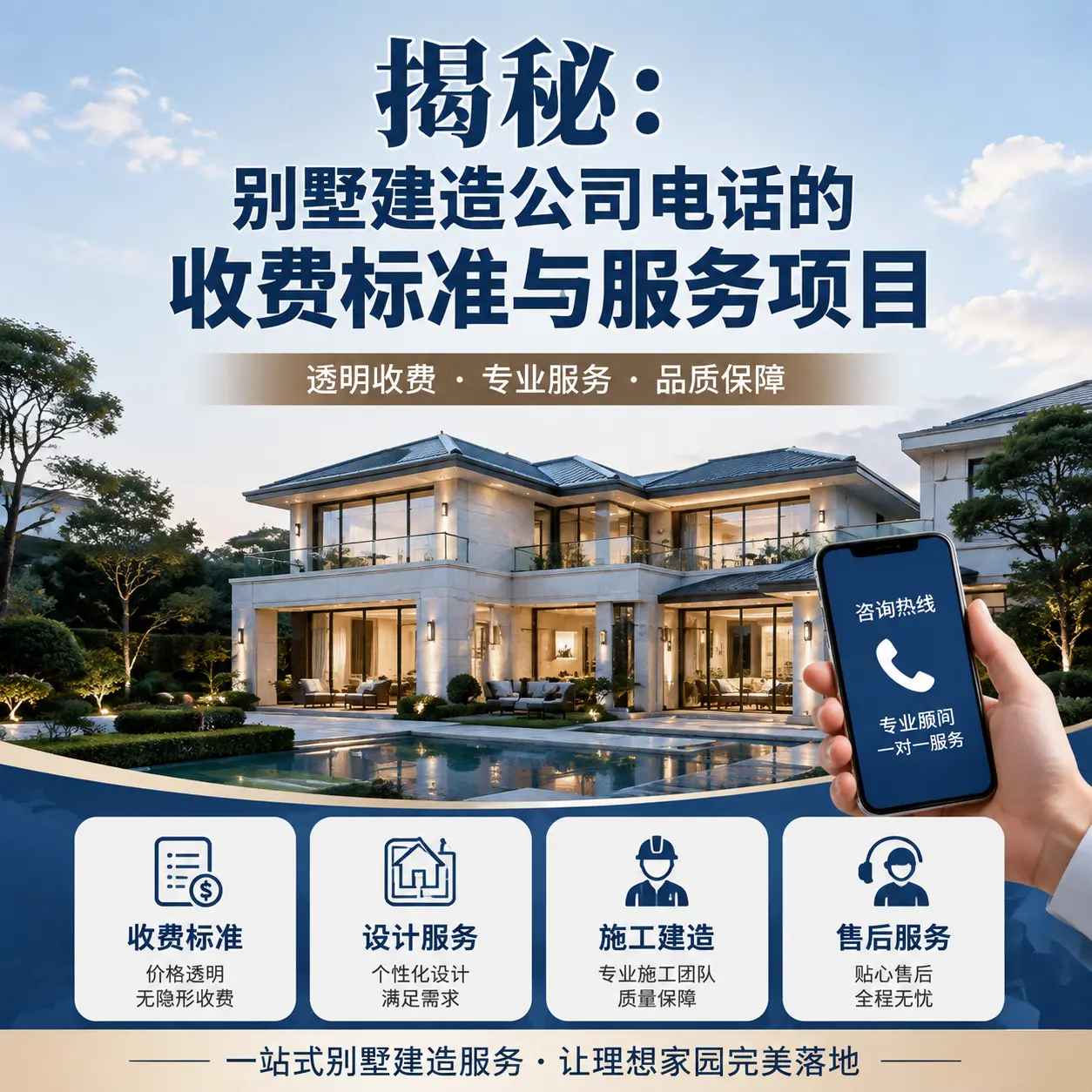 揭秘:石阡别墅建造公司电话的收费标准与服务项目