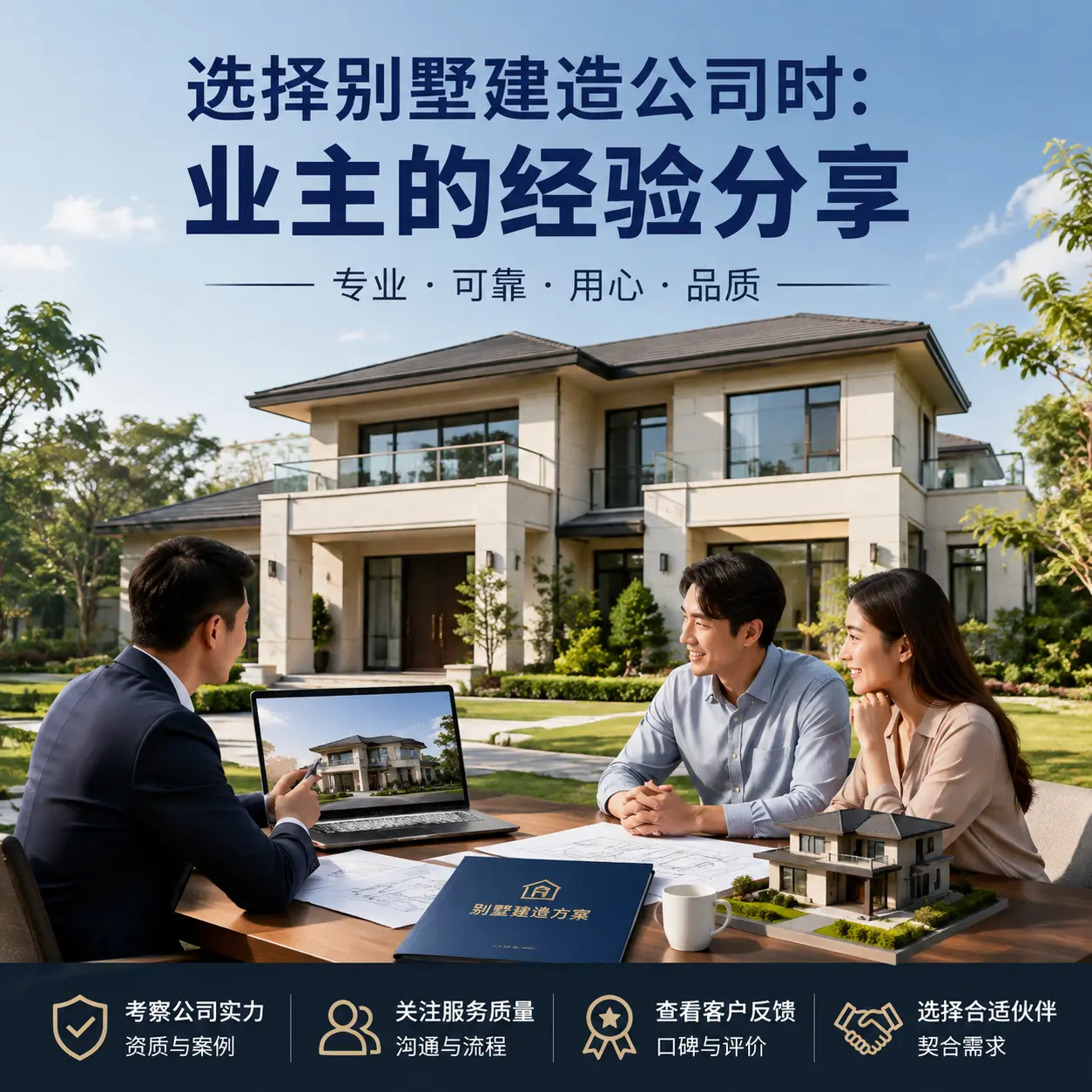 选择别墅建造公司时： 石阡 业主的经验分享