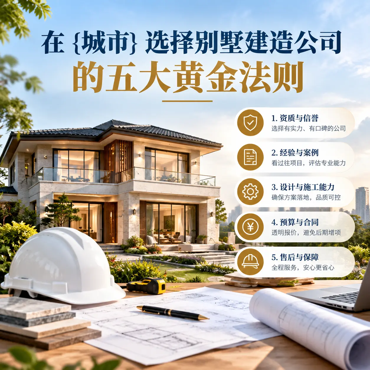 在 石阡 选择别墅建造公司的五大黄金法则