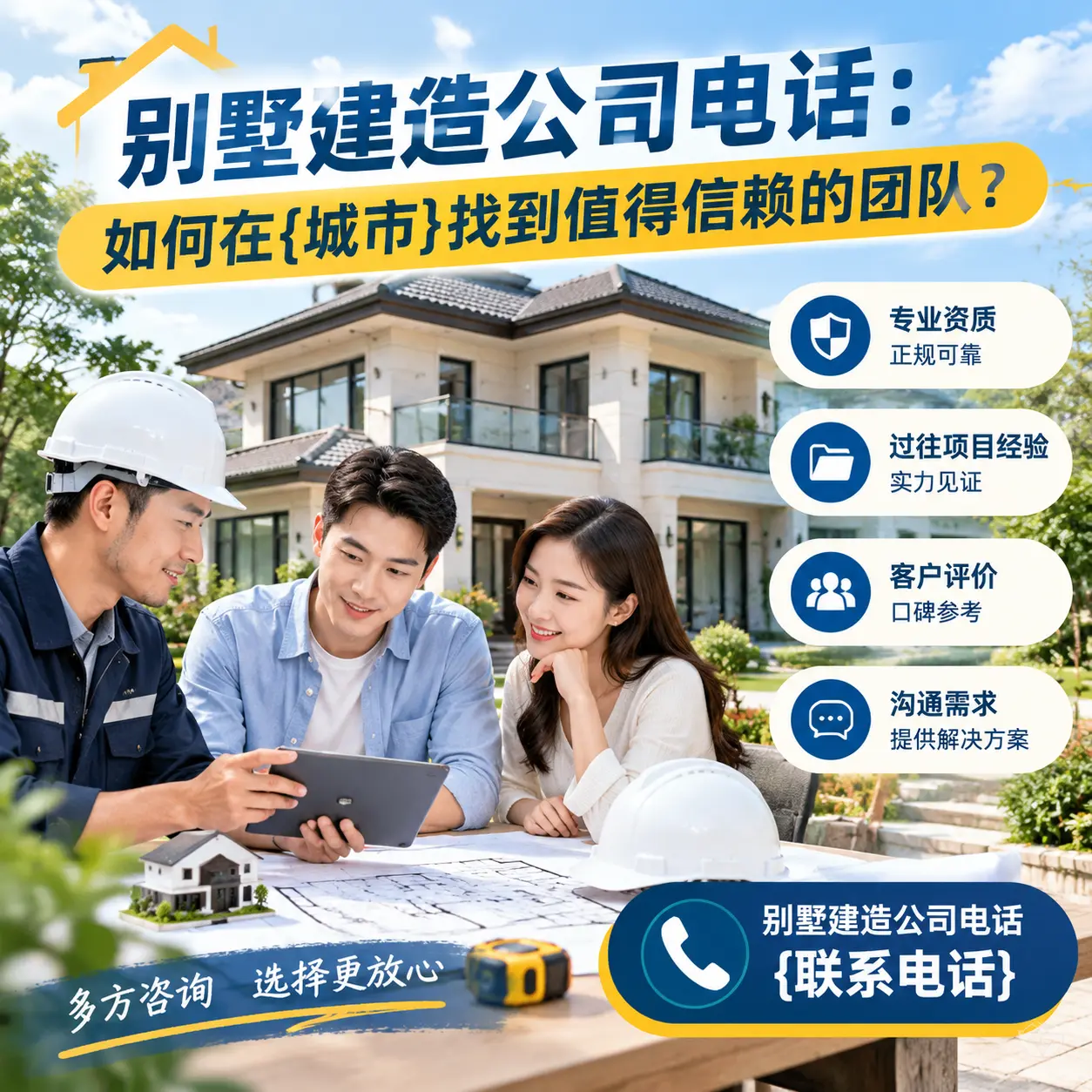 别墅建造公司电话:如何在石阡找到值得信赖的团队?