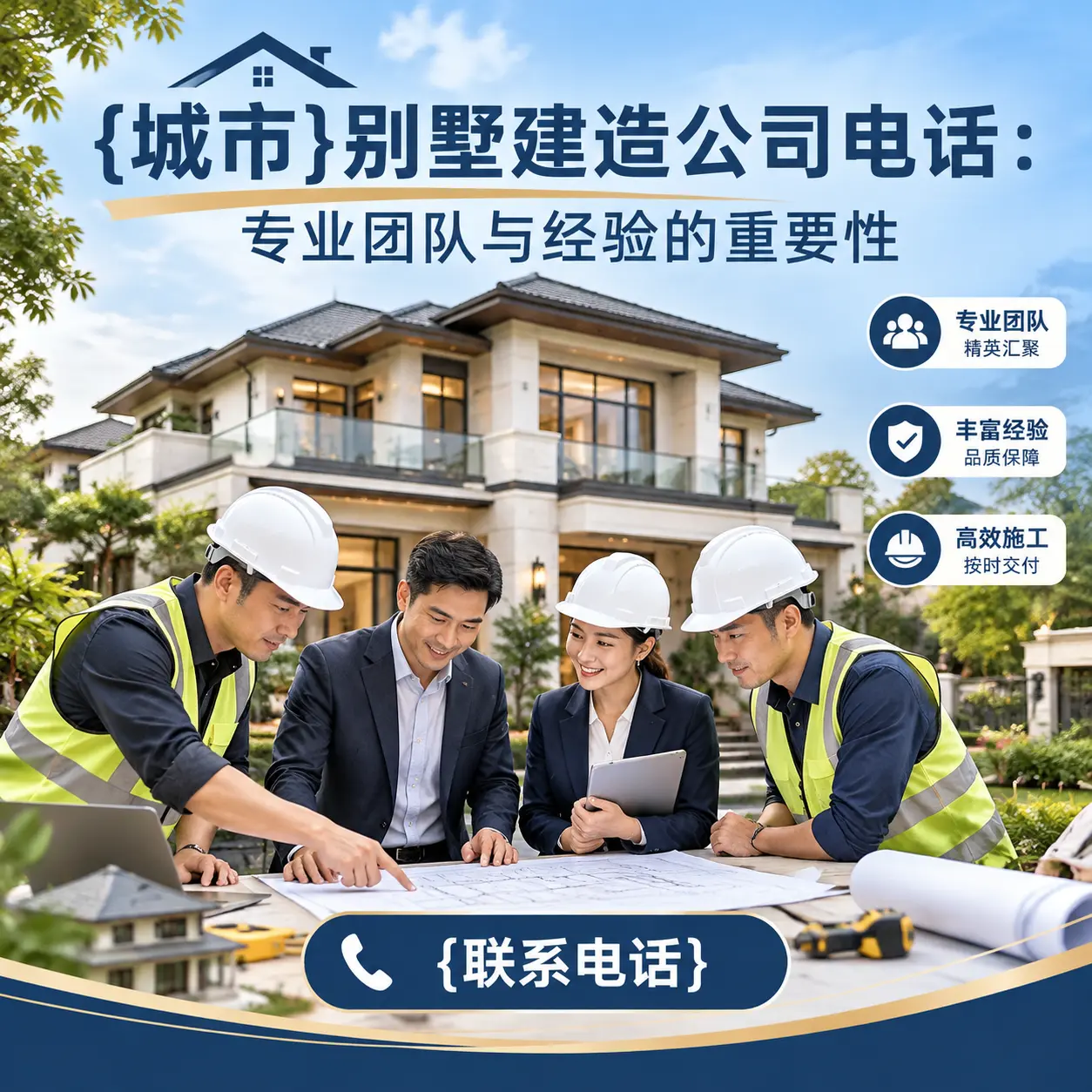 石阡别墅建造公司电话:专业团队与经验的重要性