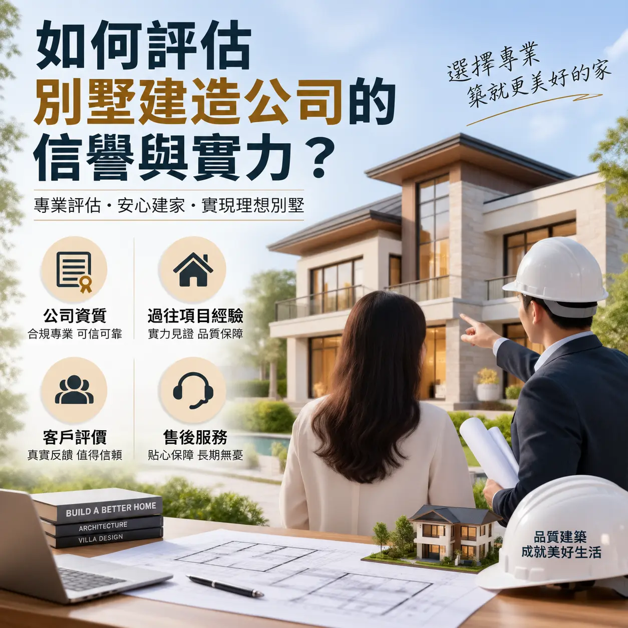 如何评估 石阡 别墅建造公司的信誉与实力？
