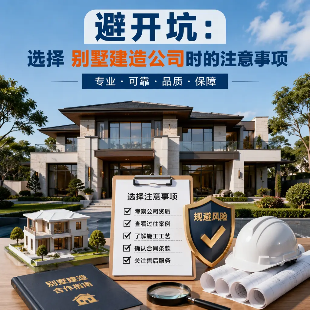 避开坑:选择 石阡 别墅建造公司时的注意事项
