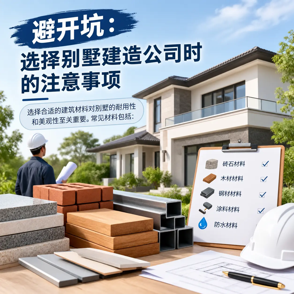 避开坑:选择 石阡 别墅建造公司时的注意事项