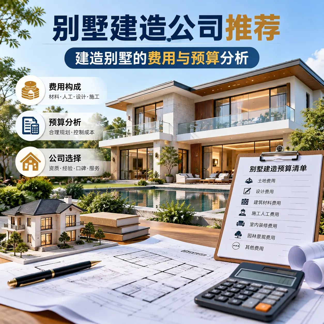别墅建造公司推荐: 石阡 建造别墅的费用与预算分析