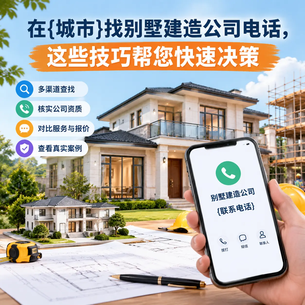 在石阡找别墅建造公司电话，这些技巧帮您快速决策