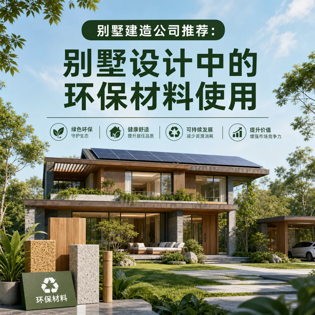 别墅建造公司推荐： 石阡 别墅设计中的环保材料使用