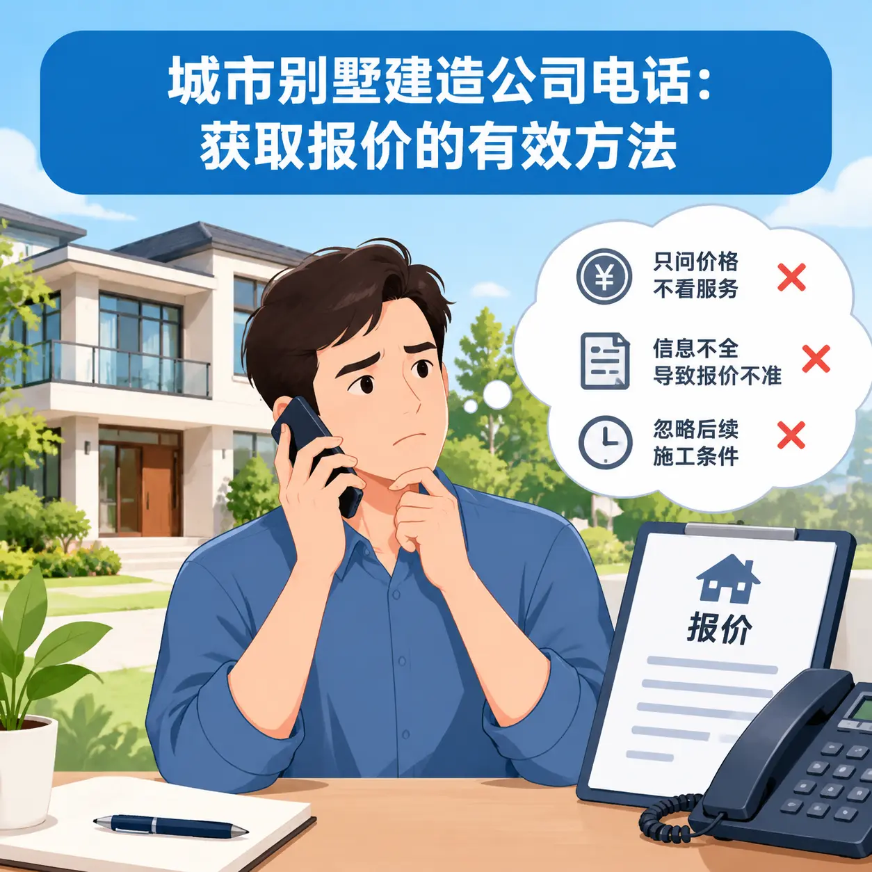 石阡别墅建造公司电话:获取报价的有效方法