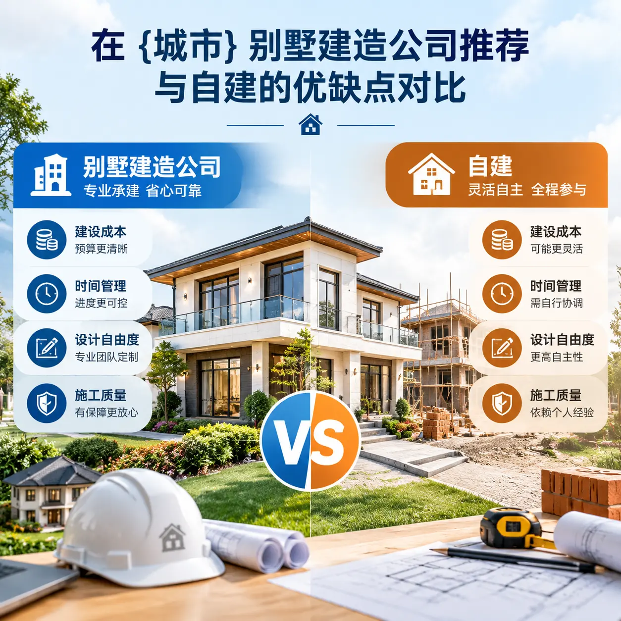 在 石阡 别墅建造公司推荐与自建的优缺点对比